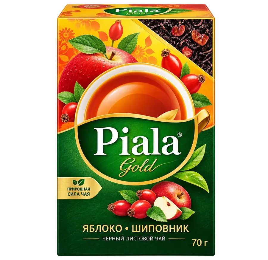 Piala Gold Tea, вариант Яблоко–шиповник
