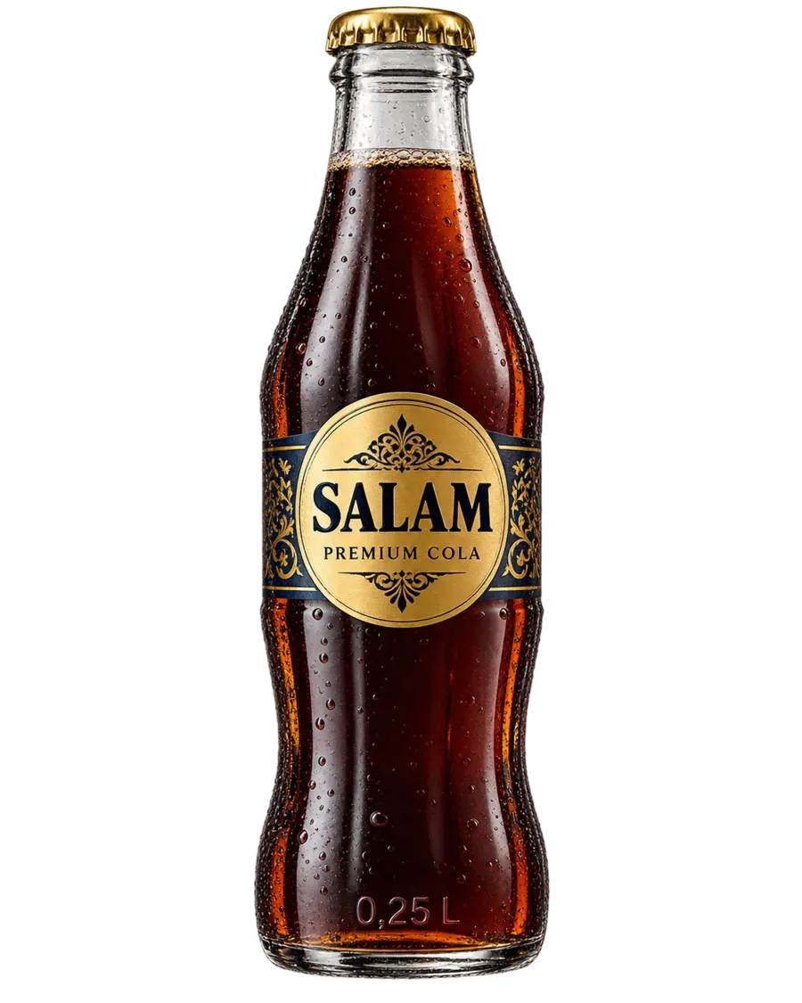 Salam Premium Cola, вариант Стеклянная бутылка — 0,25 л